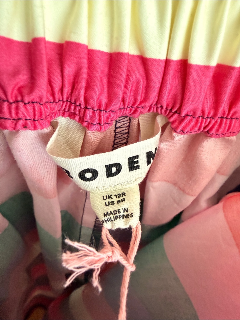 NWT Boden Isabella Cotton Sateen Skirt
Multi Stripe with Pockets - Picture 5 of 6